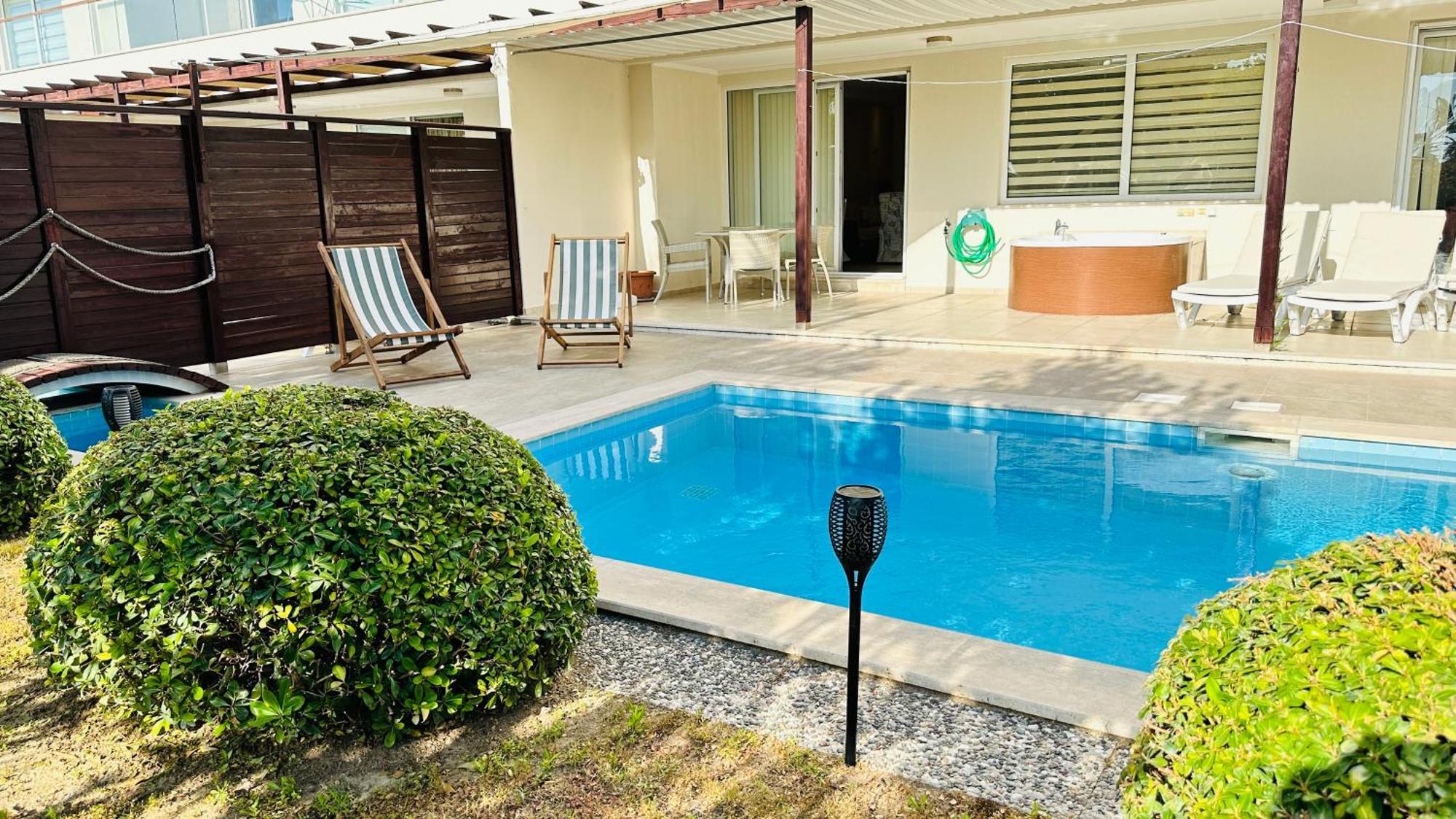 Babylon Luxury Villa With Private Pool And Indoor Heated Pool Side Dış mekan fotoğraf